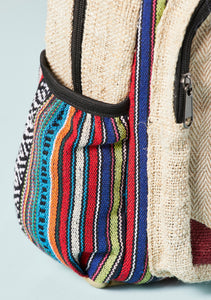 Mini Hemp Backpack Eco Fairtrade Sustainable