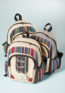 Mini Hemp Backpack Eco Fairtrade Sustainable