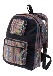 Gheri Fabric Bohemian Jogi Stripe Backpack