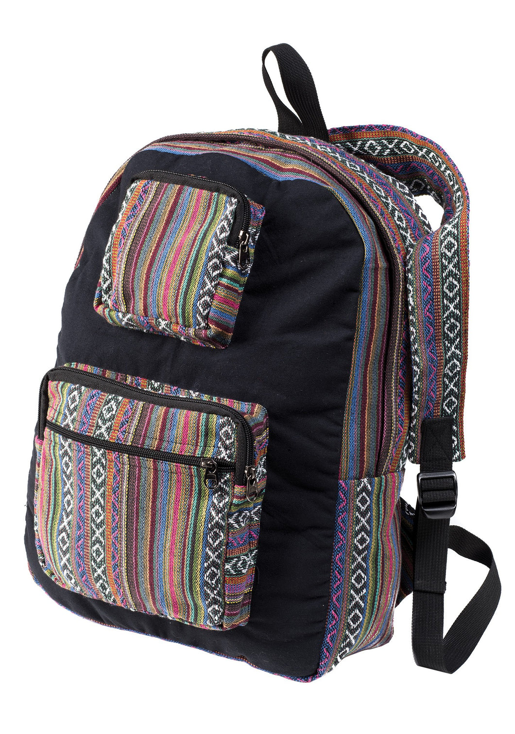 Gheri Fabric Bohemian Jogi Stripe Backpack