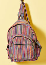 Load image into Gallery viewer, Rainbow Gheri Backpack Fairtrade Bag