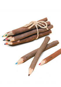 Set of 10 Fairtrade Twig Colouring Pencils