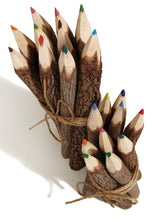 Load image into Gallery viewer, Set of 10 Fairtrade Twig Colouring Pencils