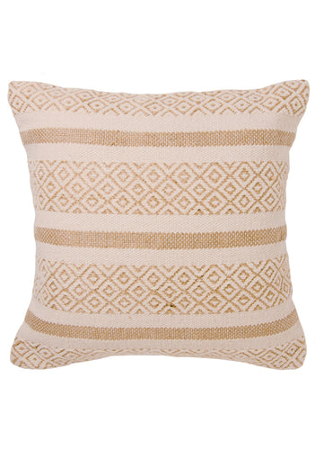 Fairtrade Chenille and Jute Cushion Cover 50cm x 50cm