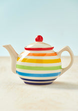 Load image into Gallery viewer, Hand painted Rainbow Ceramic Fairtrade Small Teapot
