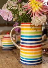 Load image into Gallery viewer, Hand painted Rainbow Ceramic Fairtrade Large Jug