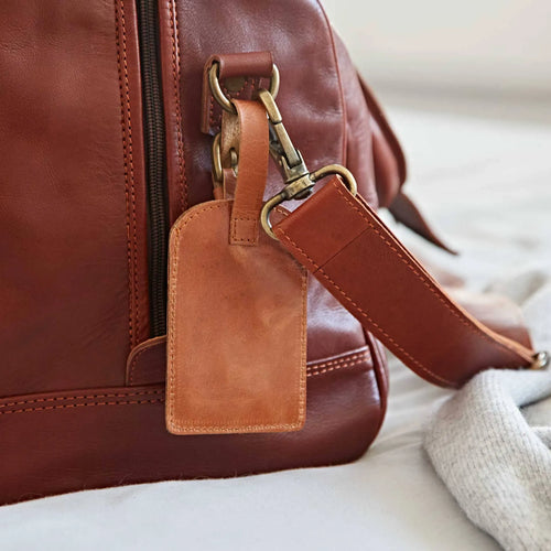 Fairtrade Leather Luggage Tag