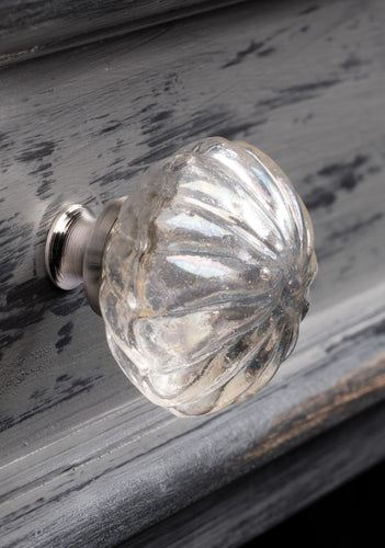 Large Glass Vintage Style Door/Drawer Knob Faitrade
