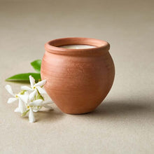 Load image into Gallery viewer, Deepti Teracotta Single Jasmine/Lavender Scented Scented Dalit Candle