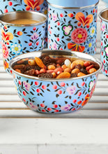 Load image into Gallery viewer, Ketaki Hand Painted Enamel Bowl Fairtrade