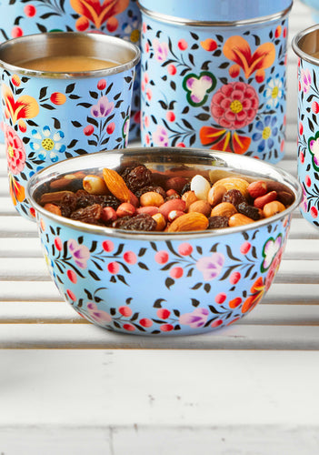 Ketaki Hand Painted Enamel Bowl Fairtrade