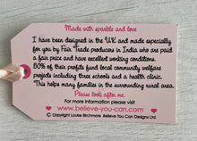 Load image into Gallery viewer, Believe you can Fairtrade Hope Fairy