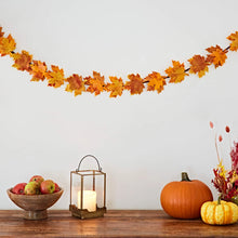Load image into Gallery viewer, Felt Autumn Leaves Fairtrade Eco Garland