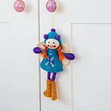 Load image into Gallery viewer, Fairtrade Eco Felt Alpine Girl Decoration