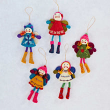 Load image into Gallery viewer, Fairtrade Eco Felt Alpine Girl Decoration