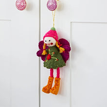 Load image into Gallery viewer, Fairtrade Eco Felt Alpine Girl Decoration