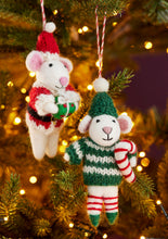 Load image into Gallery viewer, Felt Santa Elf Decoration Fairtrade