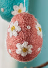 Load image into Gallery viewer, Handmade Felt Hanging Daisy Decoration Eco Fairtrade