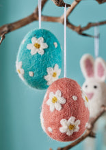 Load image into Gallery viewer, Handmade Felt Hanging Daisy Decoration Eco Fairtrade