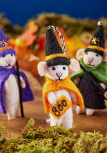 Load image into Gallery viewer, Eco Fairtrade Felt Mice Halloween Decorations