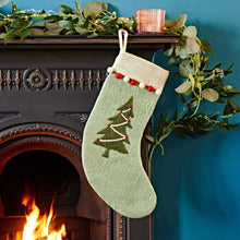 Load image into Gallery viewer, Fairtrade Eco Felt Christmas Stocking