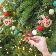 Load image into Gallery viewer, Fairtrade Eco Reindeer Garland