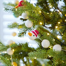 Load image into Gallery viewer, Felt Snowman Garland Fairtrade Eco