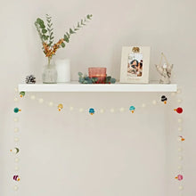 Load image into Gallery viewer, Felt Snowman Garland Fairtrade Eco