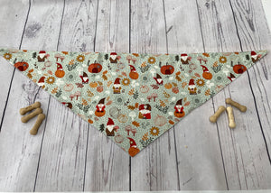 Lewis & Irene Snuggle Season Pumpkin Gnome Dog Bandana
