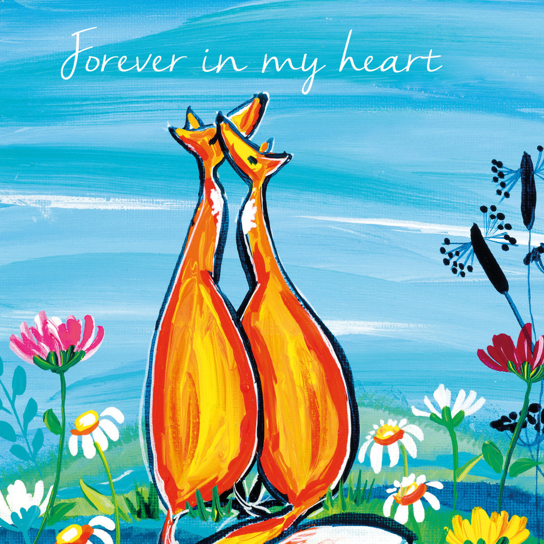 Eco Friendly Card Co Recycled Greetings Cards - Forever in my heart! Kate Andrews
