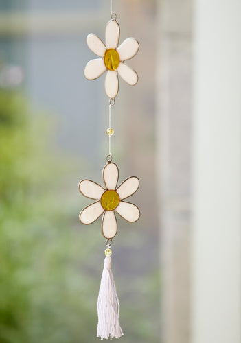 String of Five Daisy Suncatcher Decoration Fairtrade
