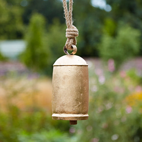 Kapani Large Handmade Antique Finish Cow Bell Fairtrade