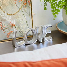 Load image into Gallery viewer, Recycled Metal Love Sign Fairtrade
