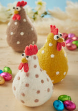 Load image into Gallery viewer, Fairtrade Eco Novelty Felt Chicken Decoration