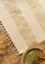 Load image into Gallery viewer, Handloom Natural Chenille and Jute Rug Three Sizes Fairtrade