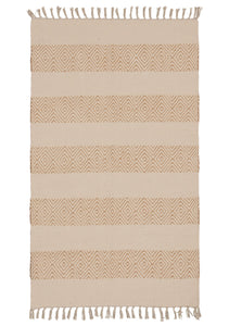 Handloom Natural Chenille and Jute Rug Three Sizes Fairtrade