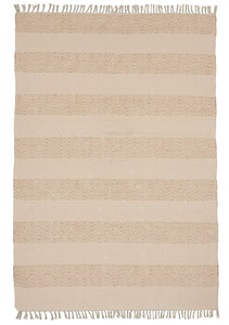 Handloom Natural Chenille and Jute Rug Three Sizes Fairtrade