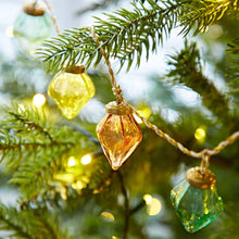 Load image into Gallery viewer, Fairtrade Eco Mirai Pendent Coloured Recycled Glass Bauble Garland
