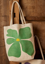 Load image into Gallery viewer, Fairtrade Canvas Flower Tote Bag Eco
