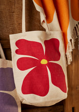 Load image into Gallery viewer, Fairtrade Canvas Flower Tote Bag Eco