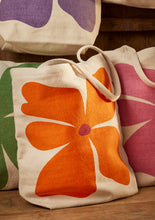 Load image into Gallery viewer, Fairtrade Canvas Flower Tote Bag Eco