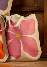 Load image into Gallery viewer, Fairtrade Canvas Flower Tote Bag Eco