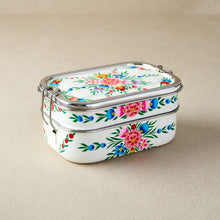 Load image into Gallery viewer, Dalit Goods Stainless Steel Hand Painted Tiffin Style Lunch Box