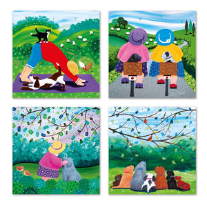 Eco Friendly Card Company 8 Pack Recycled Art Notelets Nicky Corker