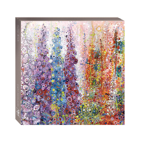 Eco Friendly Card Company 8 Pack Recycled Art Notelets Floral Sally Rich
