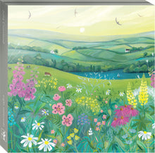 Load image into Gallery viewer, Eco Friendly Card Company 8 Pack Recycled Art Notecard Wallet Julia Crossland Country Scenes