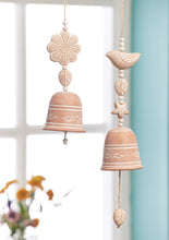 Load image into Gallery viewer, Terracotta Bird Windchime - Handmade Fairtrade Eco