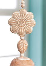 Load image into Gallery viewer, Terracotta Flower Windchime - Handmade Fairtrade Eco