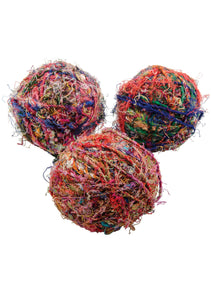 Fair trade Recycled Hemp/ Silk Thread Knitting Wool 100gm