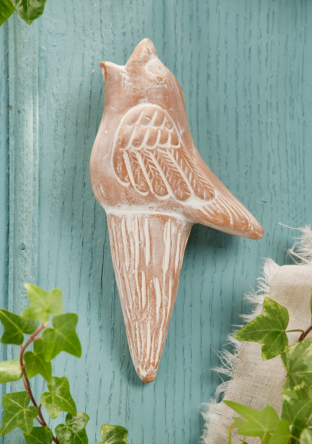 Namaste Terracotta Bird Plant Watering Spike Fairtrade